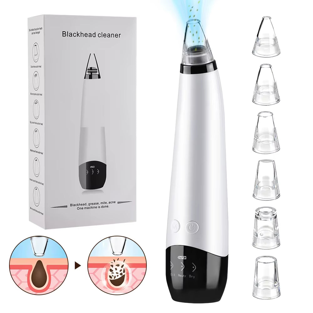Revolutionary Electric Blackhead Remover Vacuum - Achieve Smooth, Clear Skin with Our Deep Cleansing Facial Tool!